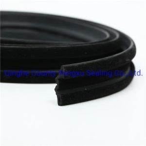 Flocked Glass Run Channel Rubber Seal Strip