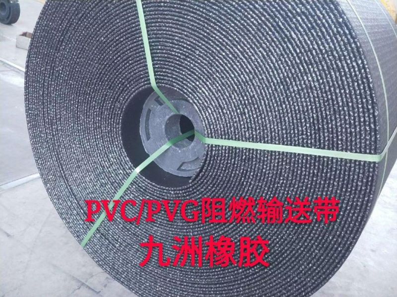 Solid Woven Burning Resistant PVC Conveyor Belting