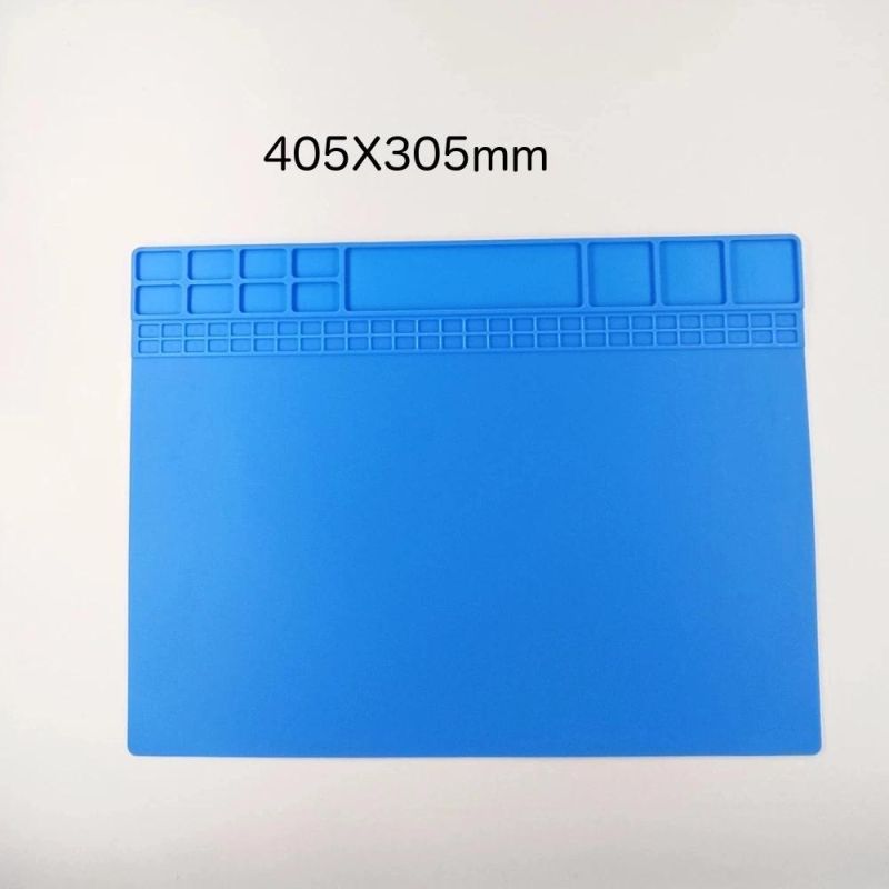 405X305mm Heat Insulation Repair Pad Soldering Work Station Mat Silicon Welding Soldering Maintenance Platform