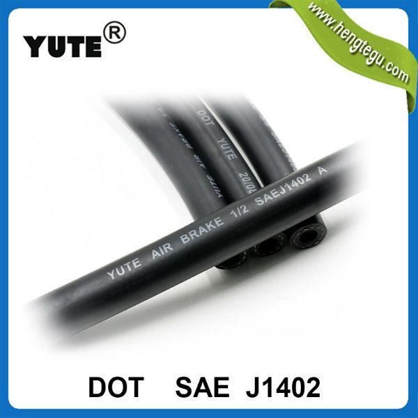 Yute Made 3/8 " Saej1402 Standard DOT Approved Truck Air Brake Rubber Hose