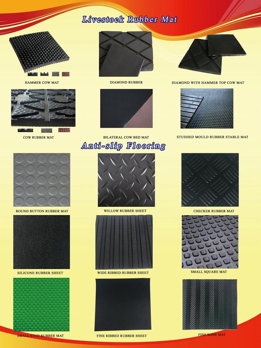 Fabric Impressed Neoprene/EPDM/Nitrile/SBR/Natural Rubber Sheet with Cloth Insertion