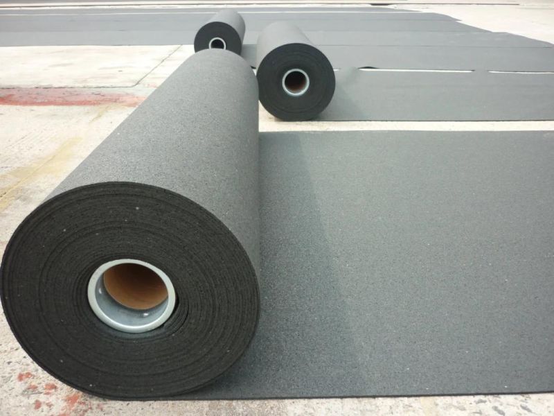 Recycled Eco Friendly Rubber Flooring Indoor Gym Mat Rolls