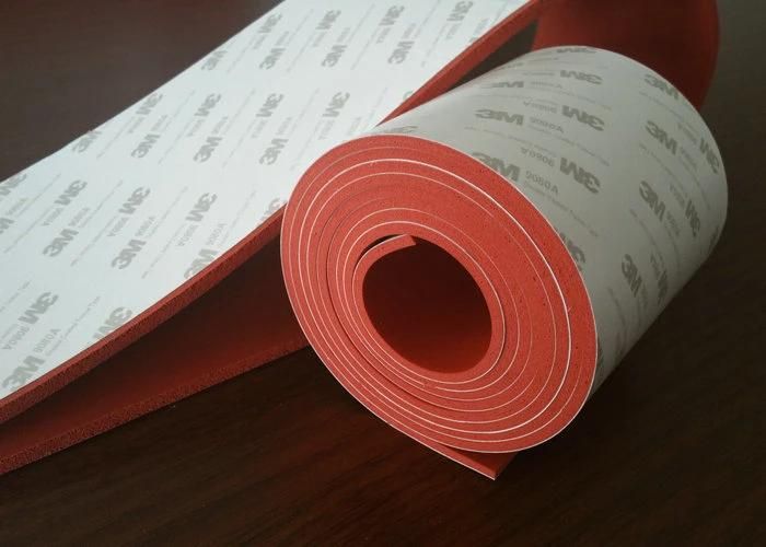 Heat Resistant Silicone Foam Rubber Sheet, Silicone Sponge Rubber Sheet with Close Cell Silicone Sponge (3A1002)