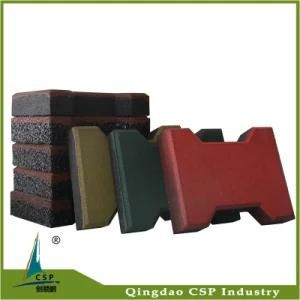 Eco-Friendly Recycled Dog Bone Rubber Mat with Differnt Colorful