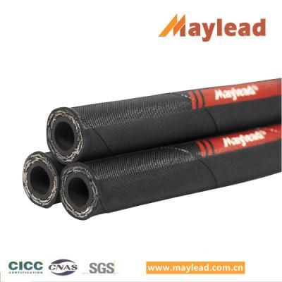 Mobile Column Lifts Mecanical Hydraulic Rubber Hose DIN En 856 4sp with High Impulse