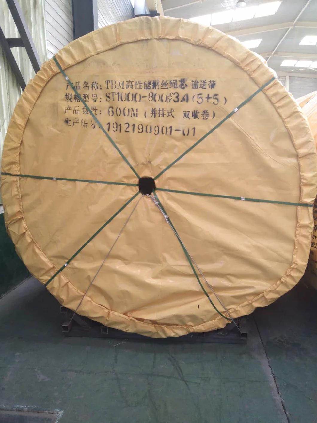 Abrasion Resistant Steel Cord Rubber Conveyor Belt