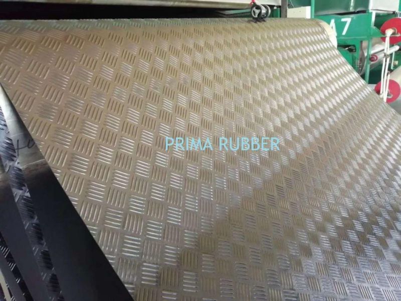 Professional Manufacturer of Various Ribbed Rubber Mat in China 3mm~12mm Thickness