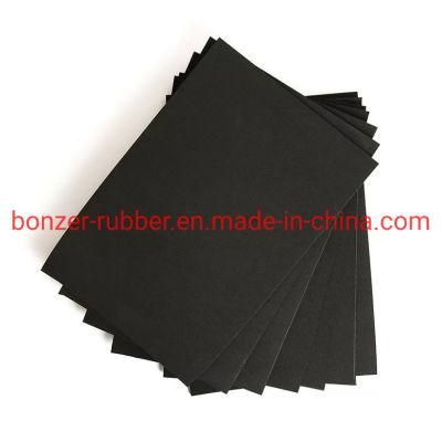 Black Wear-Resistant Industrial SBR Rubber Sheet Flooring Supplier Rubber Sheet