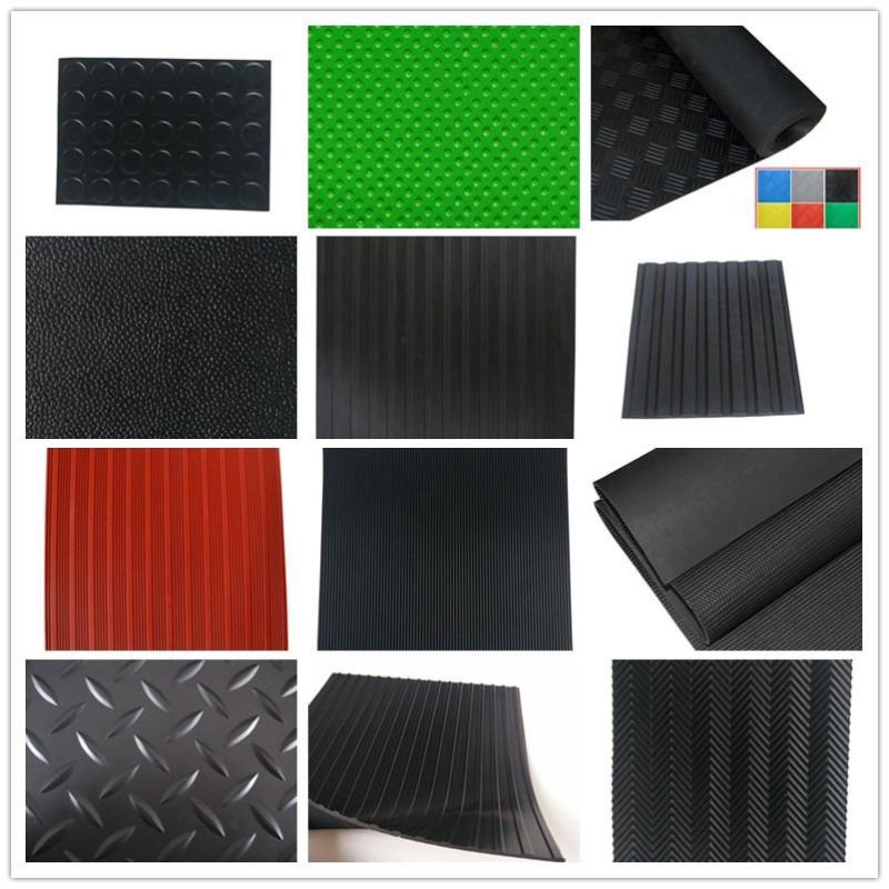 Factory Manufacture Non -Slip Round Button /Coin Rubber Sheet