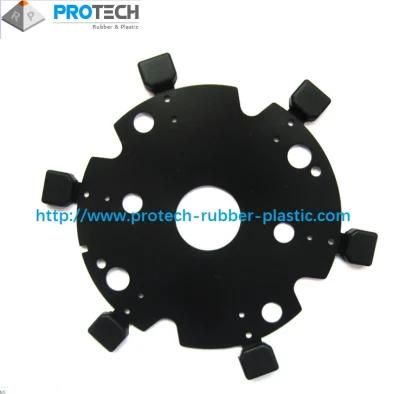 Custom Molded NBR EPDM FKM Silicone Flange Gasket Rubber Gasket Seal Rubber Washer