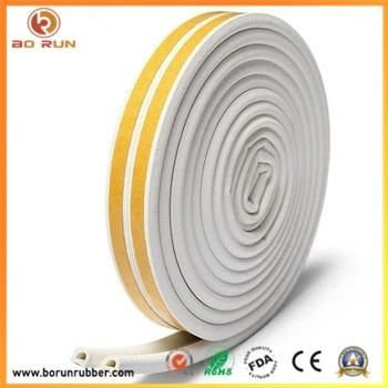 OEM Custom Rubber Foam Extrusion with Double Tape
