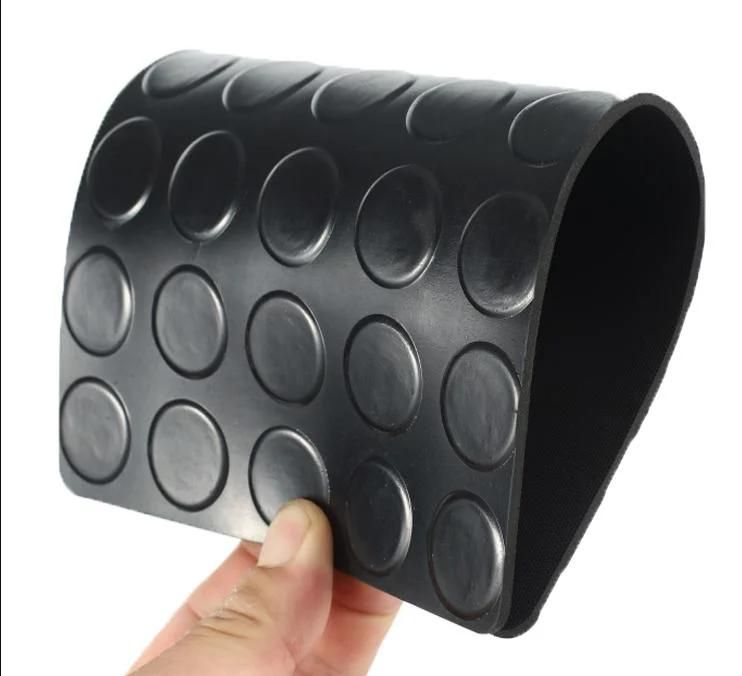Black Anti Slip Shed Van Garage Workshop Rubber Flooring Sheet