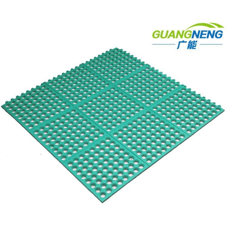 Strong Interlocking Wash Rack Ring Mat/Anti-Fatigue Rubber Mat