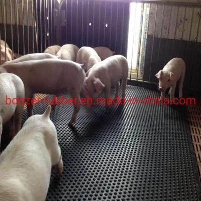 Black Stall Horse Matting SBR Rubber Floor Stable Cow Mat Rubber Sheet Rubber Floor