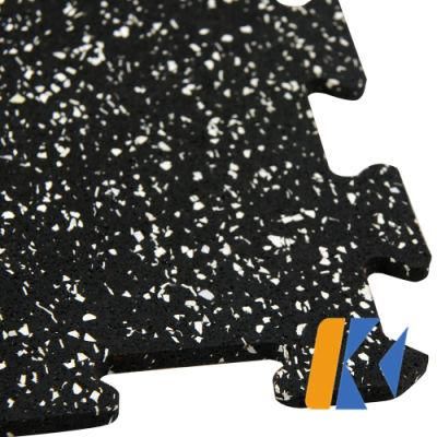 Hot Selling Gym Rubber Floor Interlocking Tile Mat 20mm