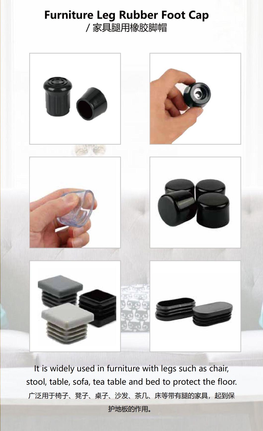 Transparent Protective Cover Chair Foot/Rubber Chair Foot Covers/Non-Slip and Noise Reduction Feet Leg Cap