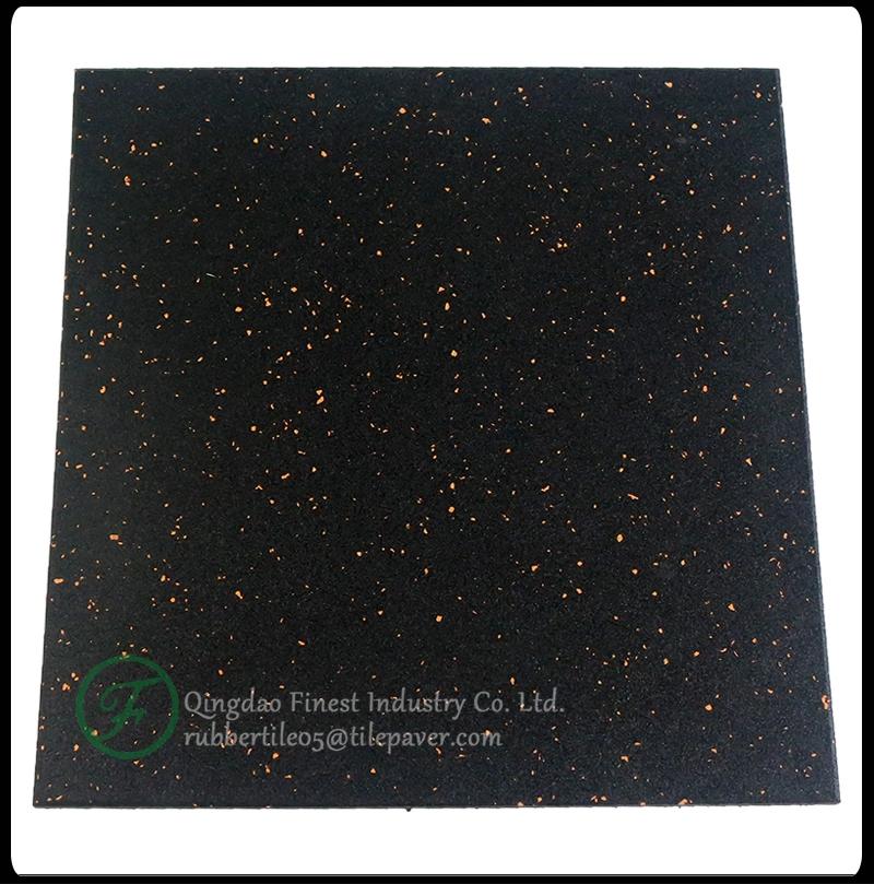 Factory Gym Rubber Flooring Fitness Mats Rubber Sheet SGS Fire Rating Certificates ISO9001