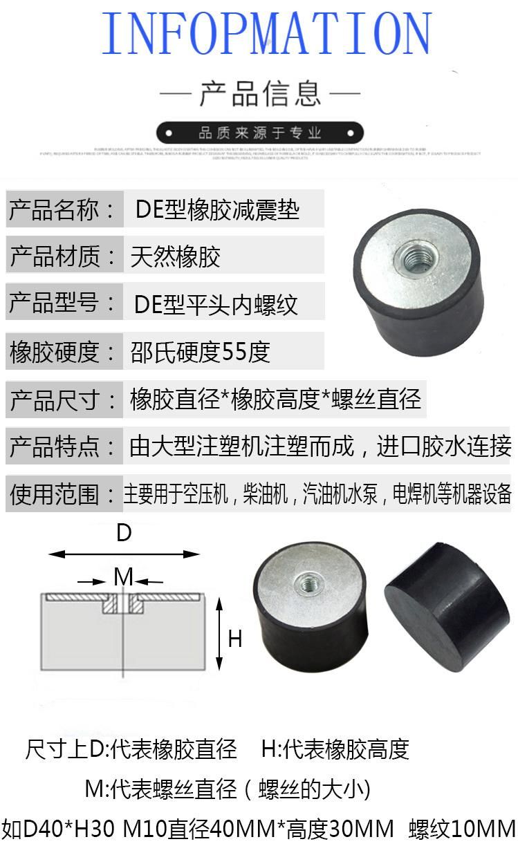 E-PF Rubber Mounts, Rubber Mounting, Rubber Shock, Rubber Absorber, Rubber Shock Absorber (3A4005)