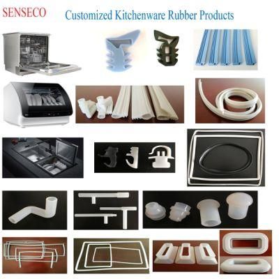 Custom Silicone Rubber Kitchenware for Dishwasher Sealing