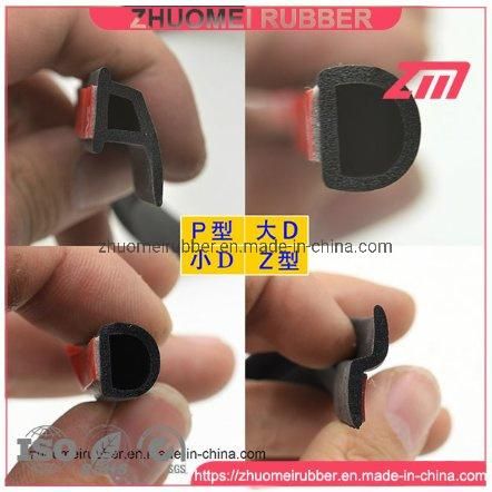 P Type Car Door Seal with 3m Tape