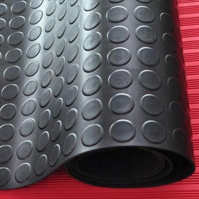 Low Price Round Button Rubber Mat Flooring Matting