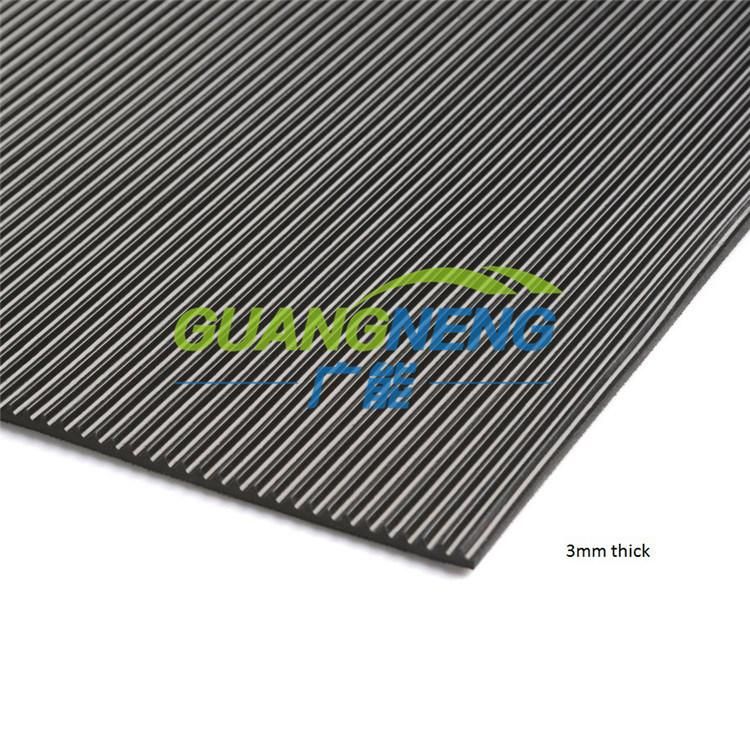 Anti-Abrasive Acid Resistant Industrial Color Rib Rubber Sheet