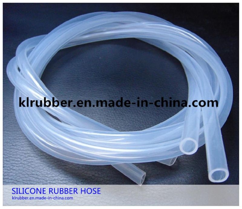 Clear Food Grade Silicone Rubber Tube with FDA Approved