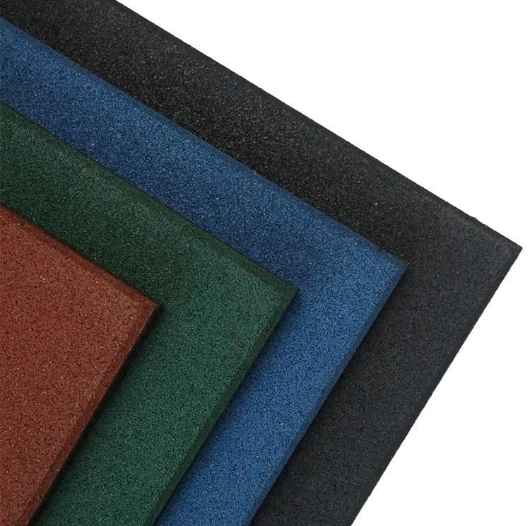 Premium Protective Anti-Vibration Outdoors Safety Playground Fitness Flooring Rubber Tiles
