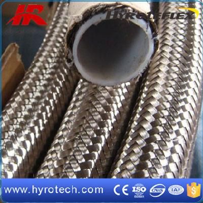 High Pressure Convoluted PTFE Hose Reinforced with Steel Wire