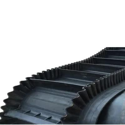 High Quality Sidewall Rubber Conveyor Belt Ep Nn Chevron Steel Cord Rubber Belts for Mine Coal Sand