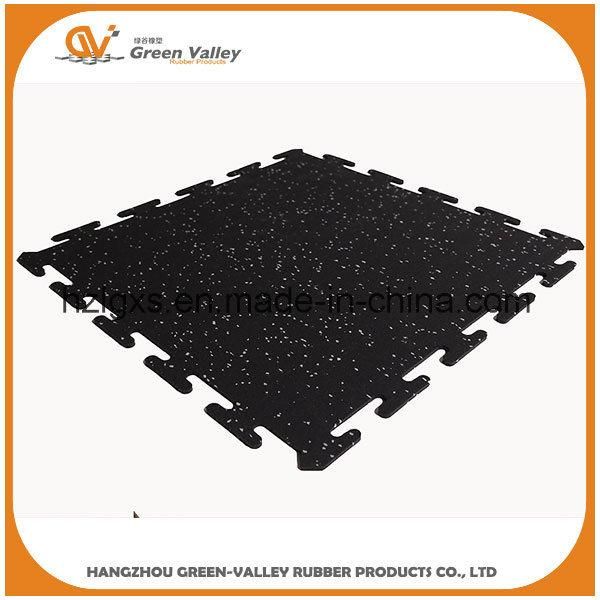 50X50cm Anti-Shock Interlocking Rubber Floor Mat Rubber Tile