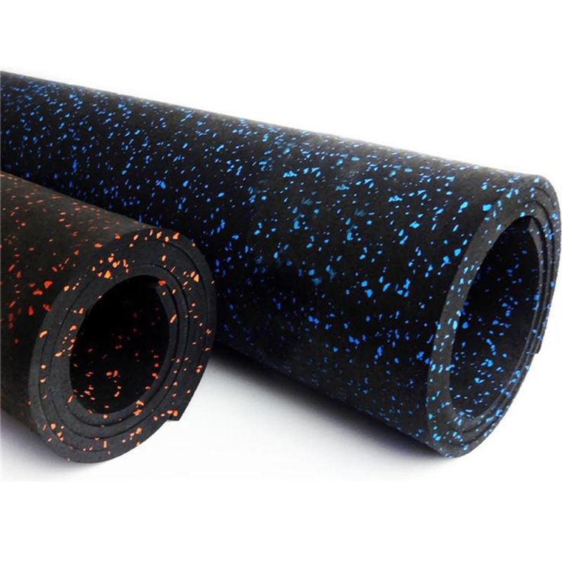 10% EPDM Roll Rubber Flooring Roll Gym Rubber Mat Tile