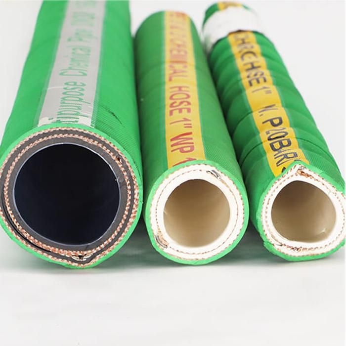 High Pressure Acid Resistant Flexible Braided Chemical Rubber Delivery Hose