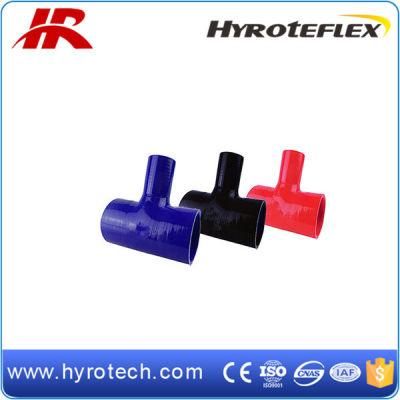 Competitive Price Red Weather Resistance T Piece Silicone Hose