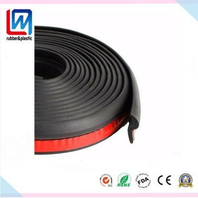 Car Z Shape Door Rubber Seal Weather Strip Hollow Car Bumper Trunk Weatherstrip