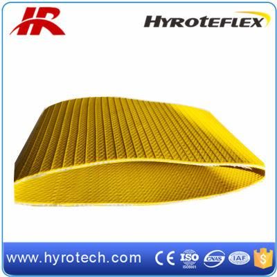 Yellow Competitive Groove Surface NBR/PVC Layflat Hose