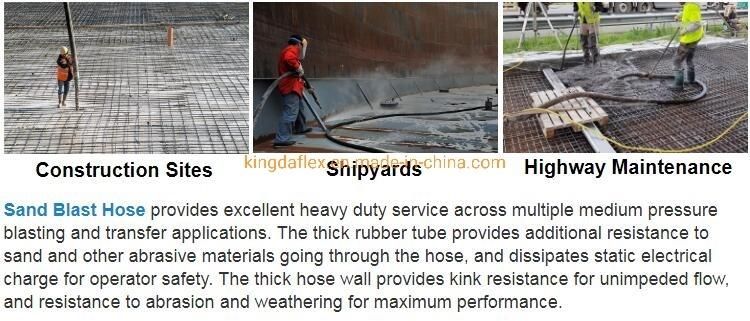 Fabrics Cord Reinforced Sand Blast Rubber Hose/Sandblasting Hose