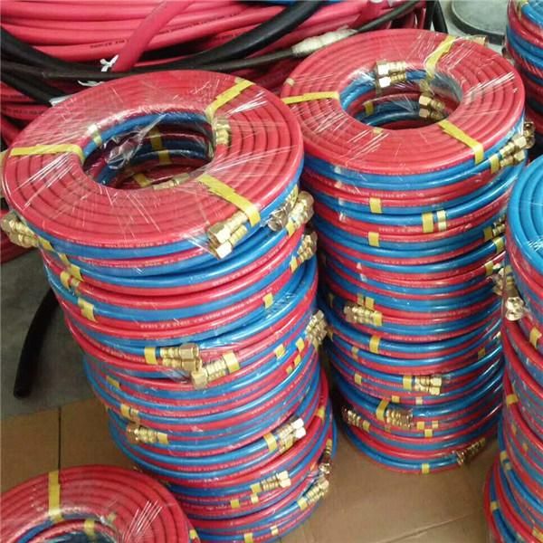 1/4′′x 25FT Oxygen / Acetylene Rubber Gas Twin Welding Hose