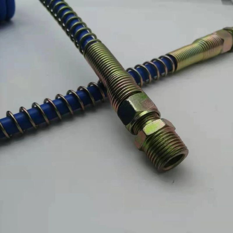 PVC Air Hose Blue Color Air PVC Hose with Male and Female Fitting