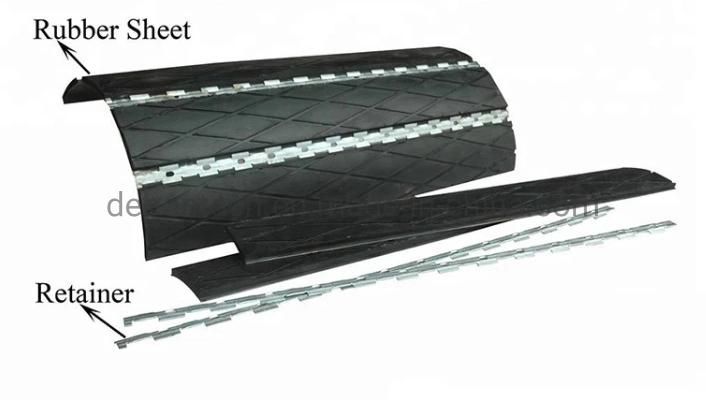 Conveyor Ceramic Pulley Lagging Rubber Sheet