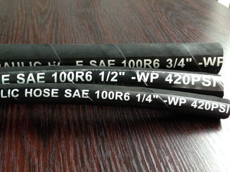 Textile Braid Hydraulic Hose SAE R6