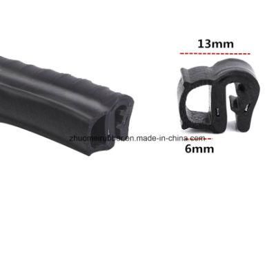 Steel Clip Reinforced Rubber Edge Trim Seal