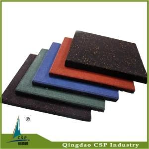 Non-Slip High Density Colorful Rubber Tile Gym