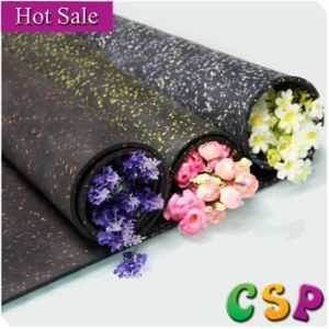 Noise Reduction Gym Rubber Roll Mat / Commercial Rubber Floor Roll