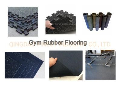 2019 Hot Sale Rubber Tile/Roll/Interlocking Gym/Fitness Flooring Made in China