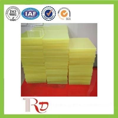 Good Wear Resistant Colorful Yellow Red PU Board Sheet PU Mat