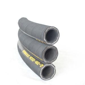 China High Pressure Steel Wire Braided Rubber Hydraulic Hose En853 2sn SAE100 R2 at