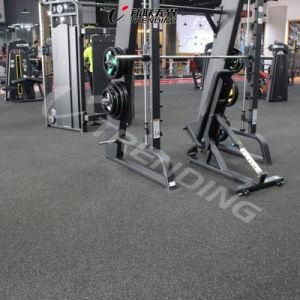 Gym Recycled Rubber Flooring Tiles Roll Interlocking