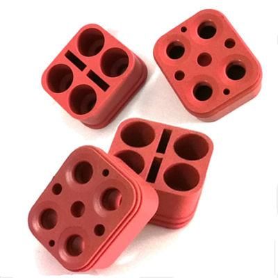 New Energy Automobile Connector Cable Flame-Retardant Silicone Rubber Porous Plug