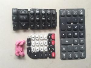 Silk Screen Elastic Rubber Silicone Keypad